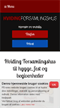 Mobile Screenshot of hviding-forsamlingshus.dk