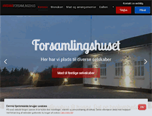 Tablet Screenshot of hviding-forsamlingshus.dk